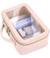 BG764 BagBase Boutique Clear Window Travel Case Soft Pink colour image